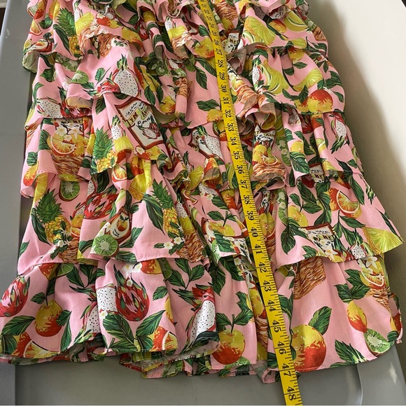Ivy City Co Harmony Dress Women’s 1X Tropical Paradise Ruffle Tiered Colorful - Picture 13 of 14
